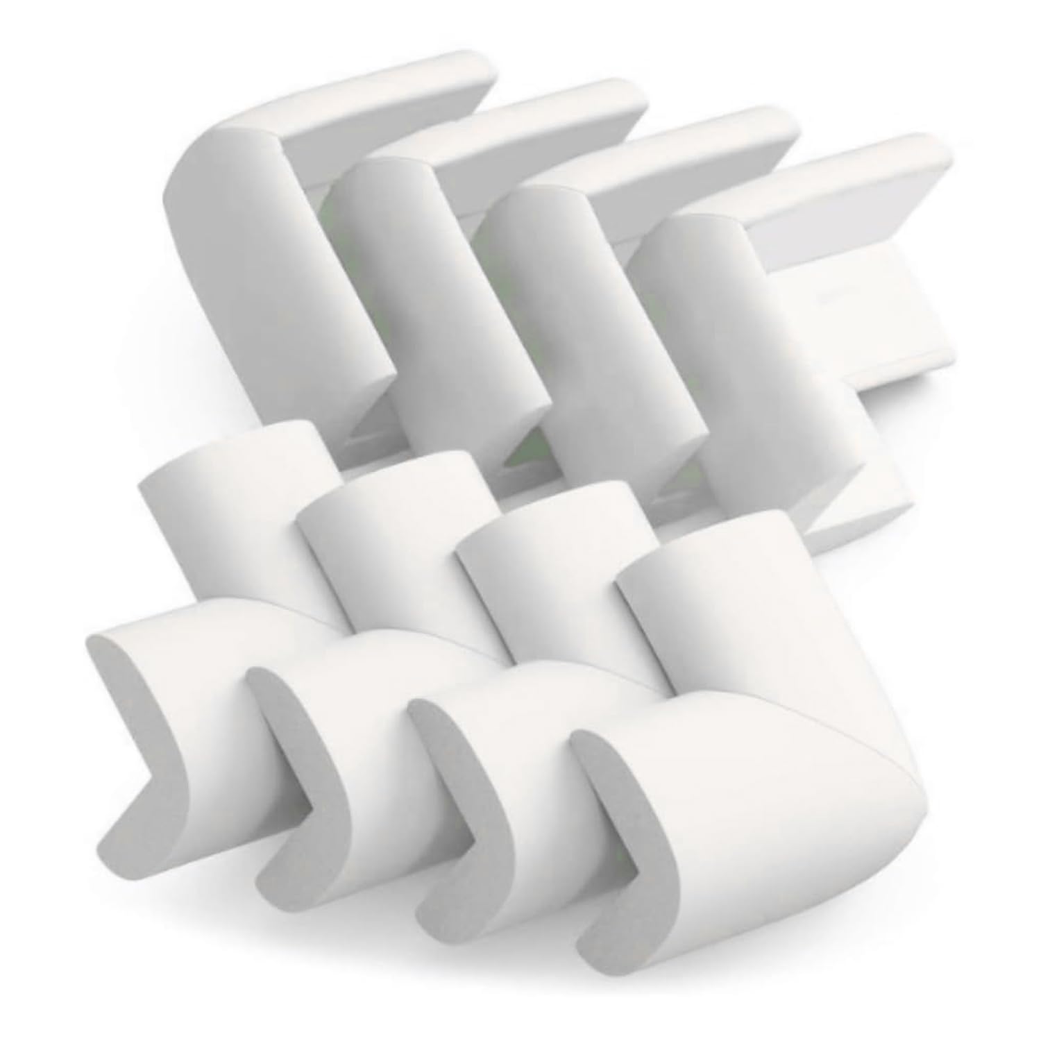 BabyPro BabyProofing Corner Guards (12mm, Pack of 8) with Strong Adhesive Tape by Certified Professional Childproofer for Covering Sharp Edges & Corners of Bed, Table & Furniture (White) (B0BF129VM2) Amazon Price History, Amazon Price Tracker
