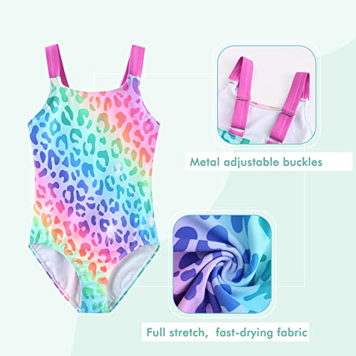 Girls One Piece Swimsuits Halter Bathing Suits Summer Swimwear 3-16 Years3