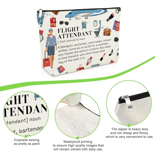 Flight Attendant Appreciation Makeup Bag