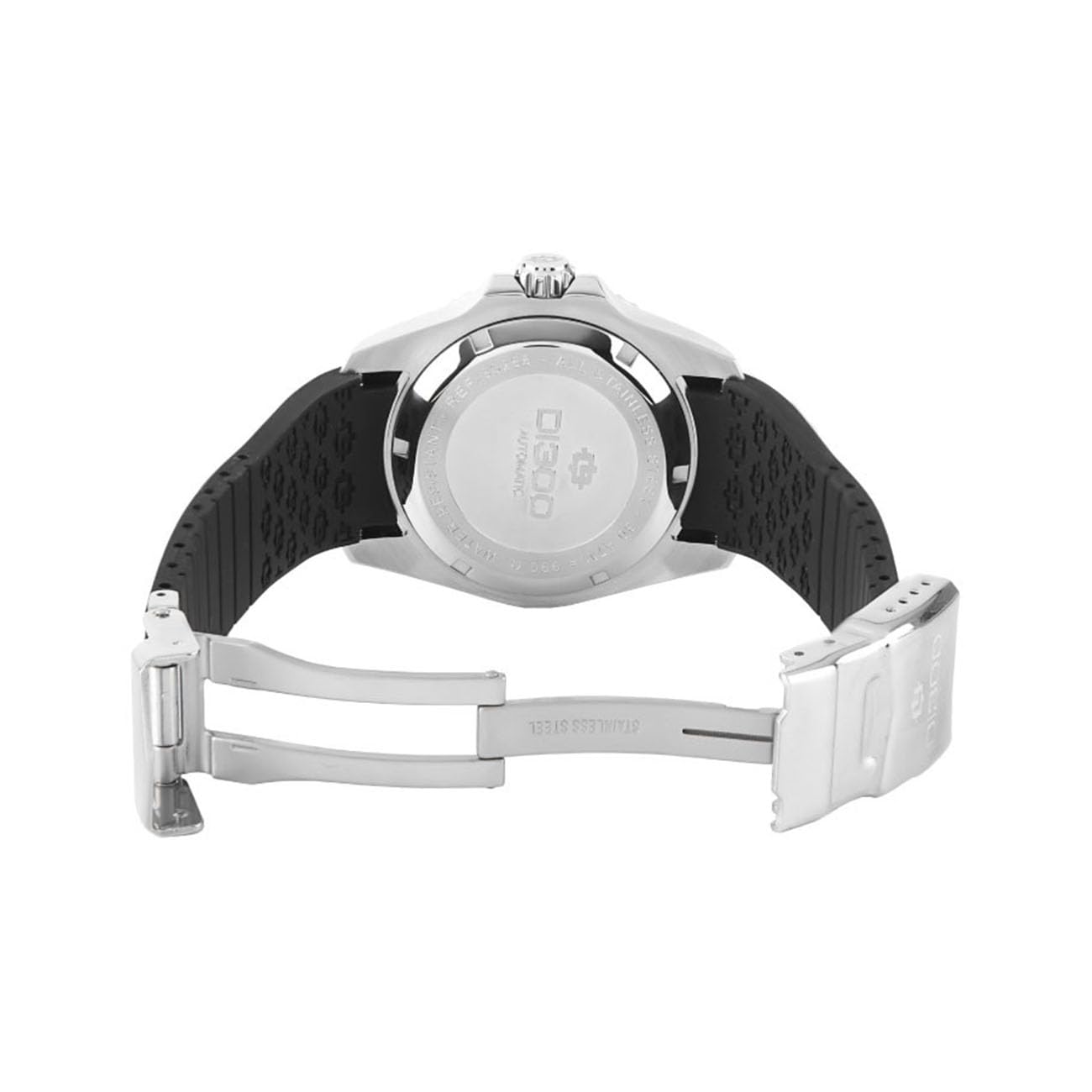Lorenz - Orologio Uomo Sportivo - Doppia Iniezione 300 - Orologio Automatico Subaqueo Professionale 030258AA con Cinturino in Resina