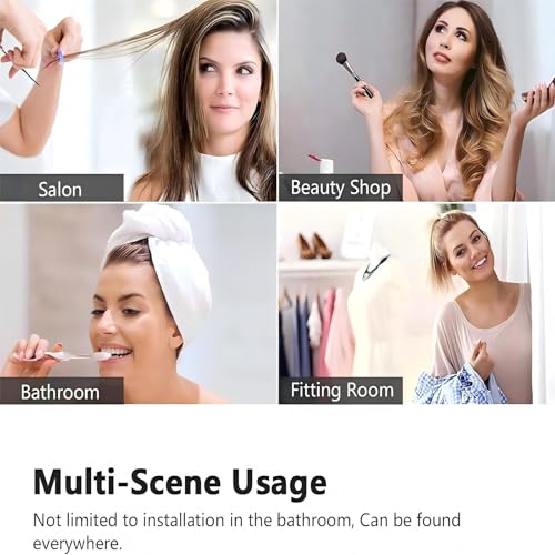 EMKE Bathroom Mirrors 600x450mm, Rectangular Frameless Wall Mirror for Bedroom/Living Room, Rectangle Vanity Wall Mounted Mirrors for Bathroom, Dressing Room & Living Room - Cosy Home Interiors EMKE Bathroom Mirrors 600x450mm, Rectangular Frameless Wall Mirror for Bedroom/Living Room, Rectangle Vanity Wall Mounted Mirrors for Bathroom, Dressing Room & Living Room - Image 6