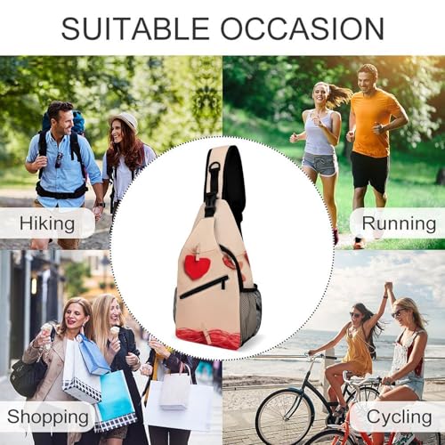 Bolso tipo sling casual para hiking y uso diario miniatura 6