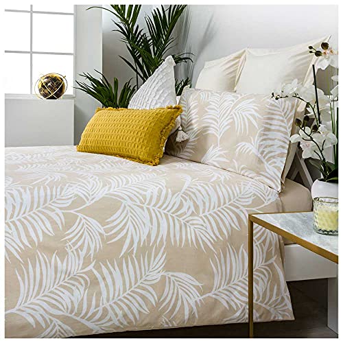 COTTON ARTean Funda nordica ALGODÓN ORGANICO ORIO Beige Cama de 150 x 190/200. 100% ALGODÓN ORGÁNICO.