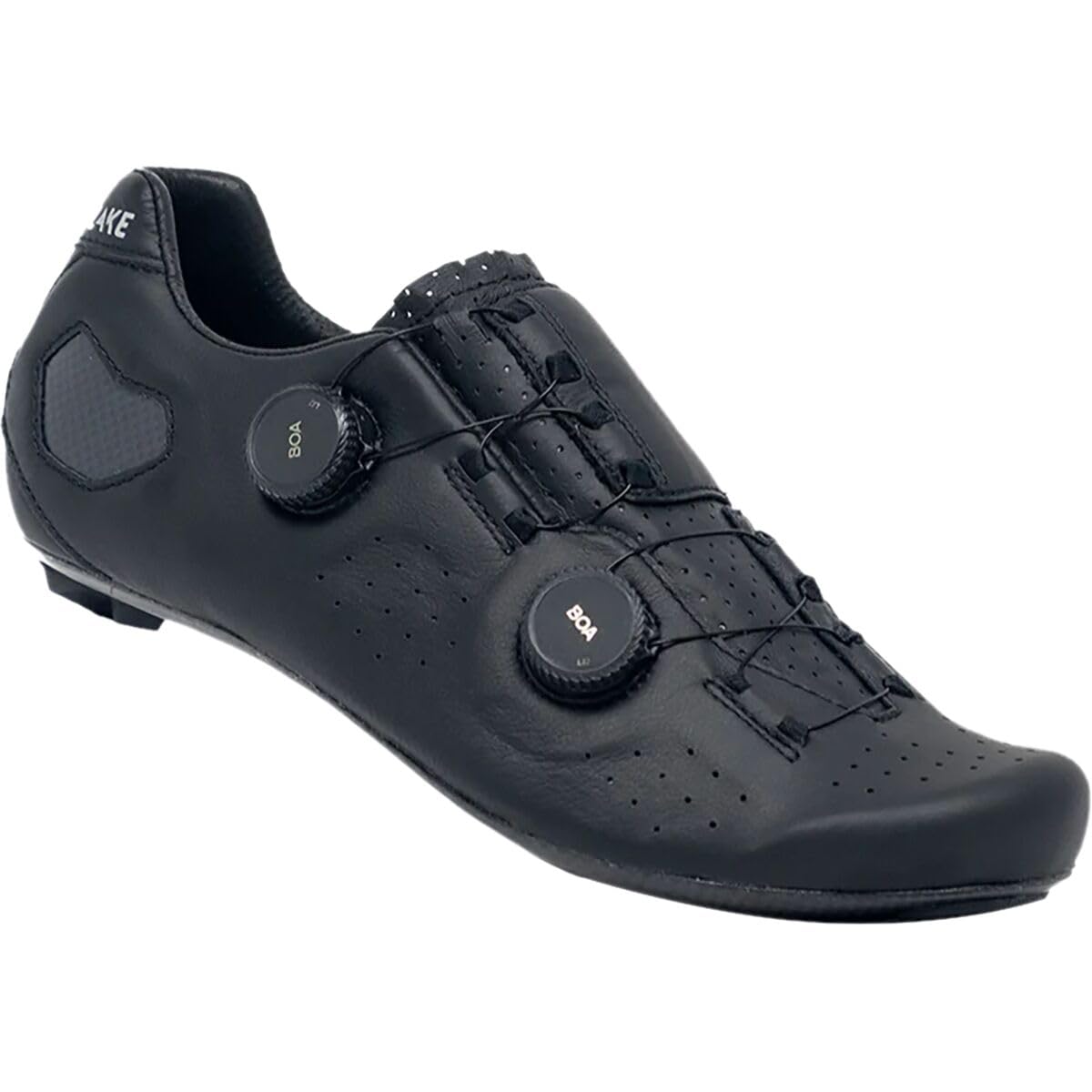 Lake Cx333 Regular Cycling Shoe - Men's Black/Silver, 43.5