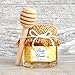 24 Pack Mini Wood Honey Dipper Sticks, 3 Inch Individually Wrapped, with Storage Bag for Honey Jam Jar Dispense, Wedding Party Favors
