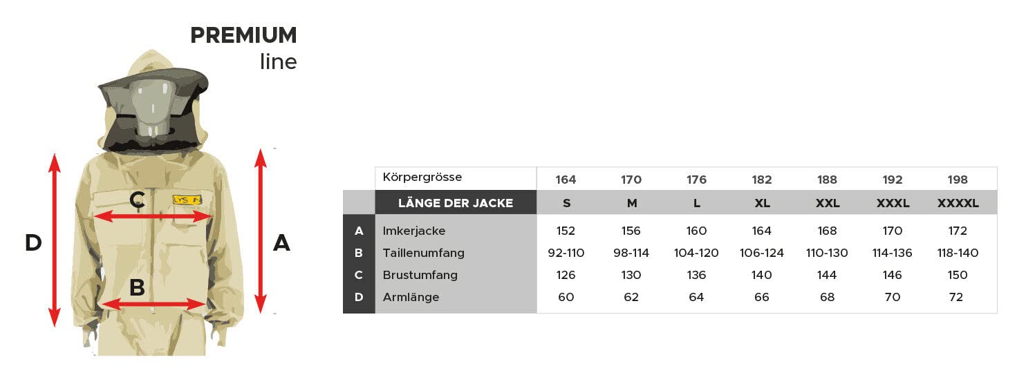 Vêtements D'apiculture: Vareuse D'apiculture Beige, Taille : S-XXXL - CZ - Outils Apiculture