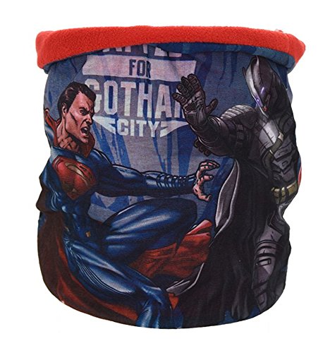 Braga de cuello diseño Batman V Superman (DC Comics & Warner Bros) forro interior rojo