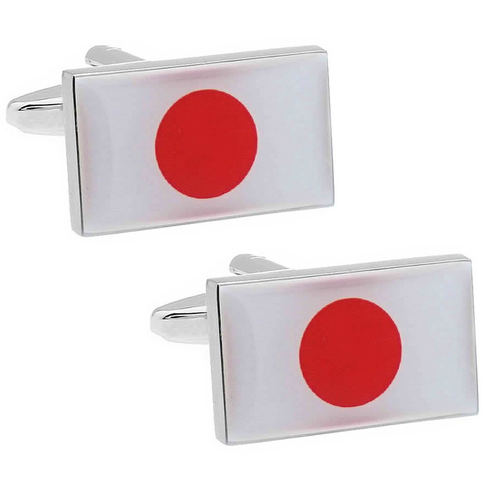 Flag CufflinksJapan Flag Cufflinks