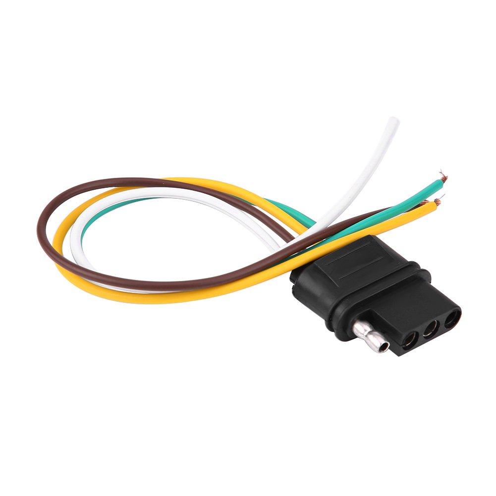 Buy 4 Pin Flat Wiring Harness, Trailer Wiring Harness Kit 4 Flat 4 Pin