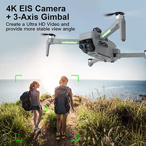 Tucok 193Max2S Drones With Camera For Adults 4K,3-Axis Gimbal With Eis Uhd Camera,99-Min Flight Time,4Km Video Transmission,Obstacle Avoidance,Auto Return Home,Gps Fpv Rc Quadcopter With Brushless Motor #TOP1