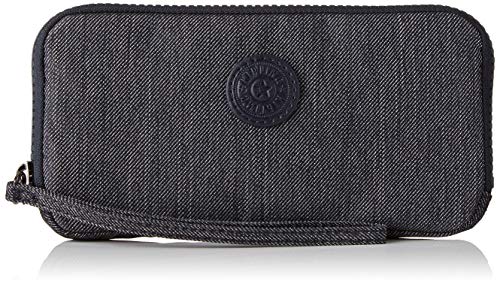 Kipling Zora - Portafogli Donna, Blu (Active Denim)