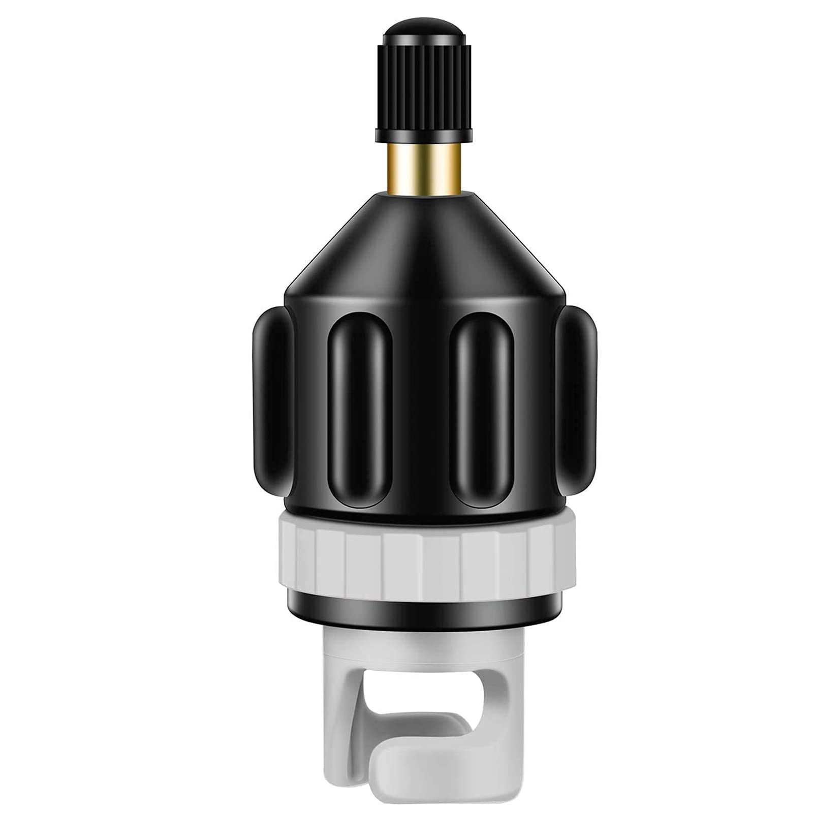 JeoPoomSup Pump Adapter, Kayak Adapter, Valve Adapter, Multifunctional Inflatable Air Valve Converter for Surfboard, Paddle Board, Kayak(Black)