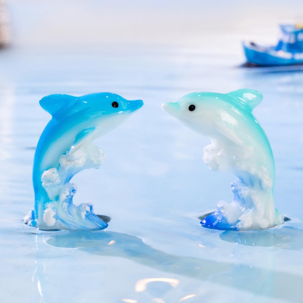 置き物　ミニチュア　イルカ　7個セット Amazon.co.jp: Vaguelly 7 ミニチュア イルカ 樹脂製 ミニ動物