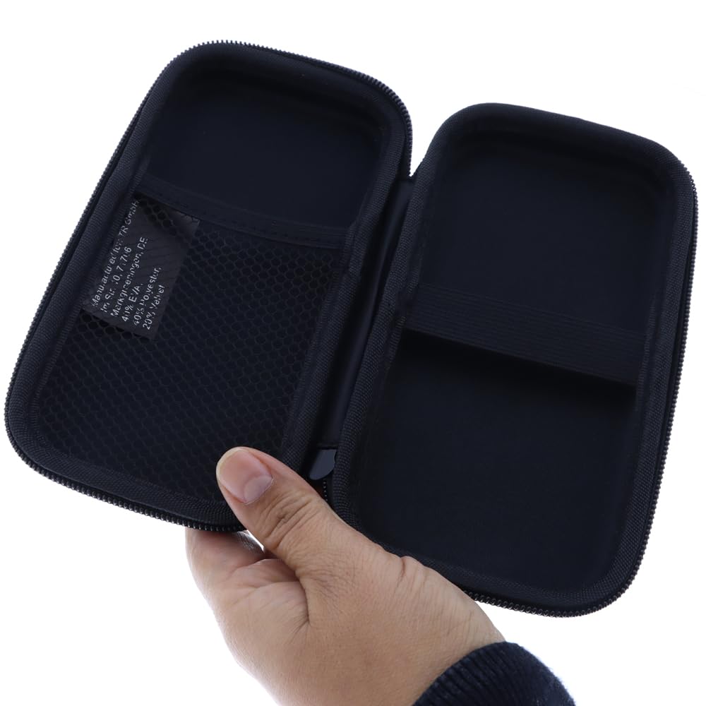 Tasche kompatibel mit TASCAM DR-07X Audio Recorder Hülle Schutzhülle Tragetasche Case - sicherer Schutz für unterwegs - schwarz