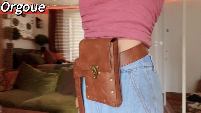 Sac Banane Cuir Marteau De Thor Fenrir - Pochette Vintage Médiévale Renaissance Steampunk Halloween