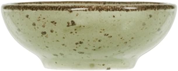 6 Coppettes in Stoneware Mimosa Green cm8