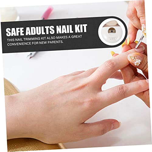 FRCOLOR 1 Conjunto Cortador De Unhas Elétrico Aparador De Unhas E Lixa De Unhas Ferramentas De Manic