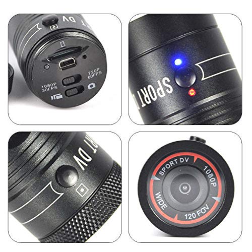 Mini Action cam 1080P Full HD Action Wasserdicht Sport Helm Bike Helm Video Kamera DVR AVI Video Camcorder 32 GB TF… – Bild 5