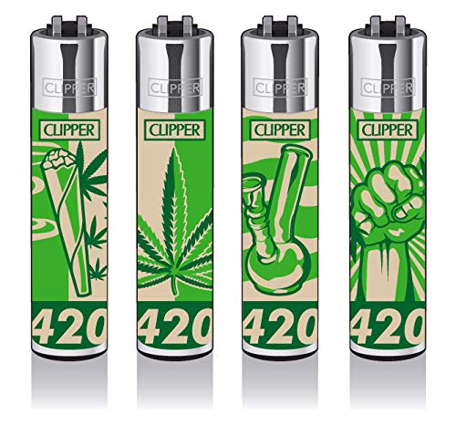 Preisvergleich Produktbild Clipper® Feuerzeuge - Fourtwenty - 4er Set