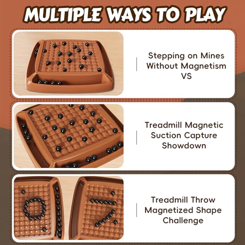 Image of Magnet Game, Magnetic Game Board Games for Kids 8-12 and Adults, Magnet Chess Set Family Games Ideal for Family and Friend Games Night, 2-4 Players
