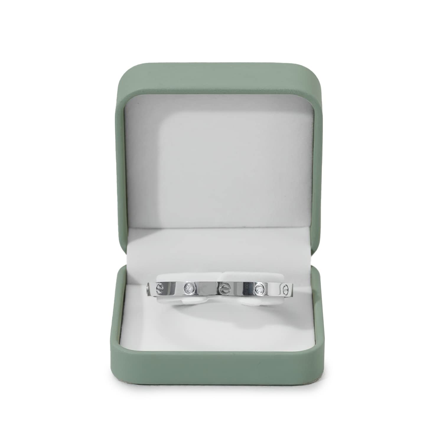 PU Leather Jewelry Gift Box for Bracelet Bangle Olive-green Jewelry Bracelet Gift Box for Women
