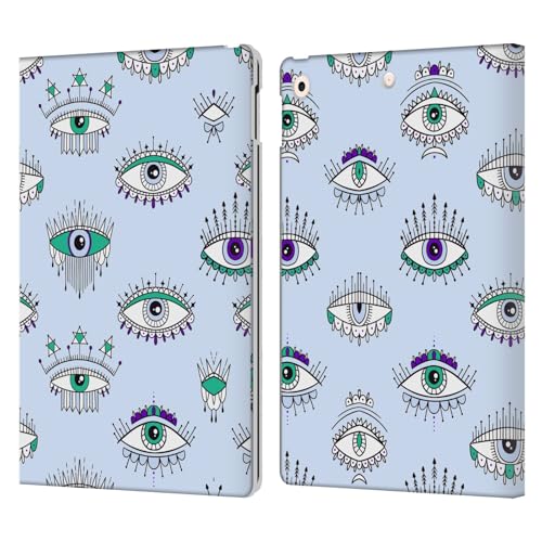 Étui en cuir pour iPad 10.2 Haroulita aux finitions soignées et design mystique exclusif