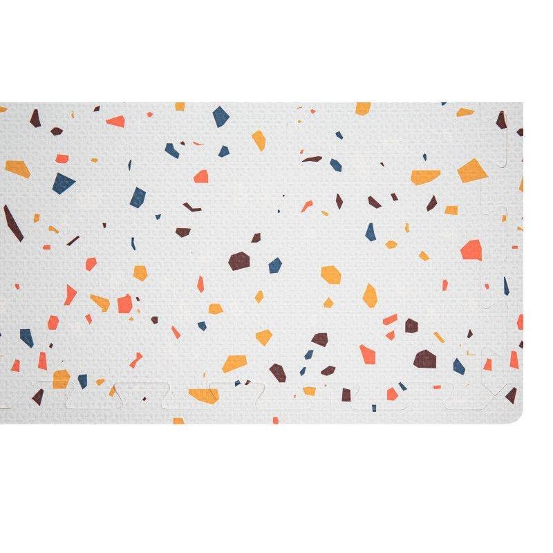 Tapis De Jeu Enfant Terrazzo Orange