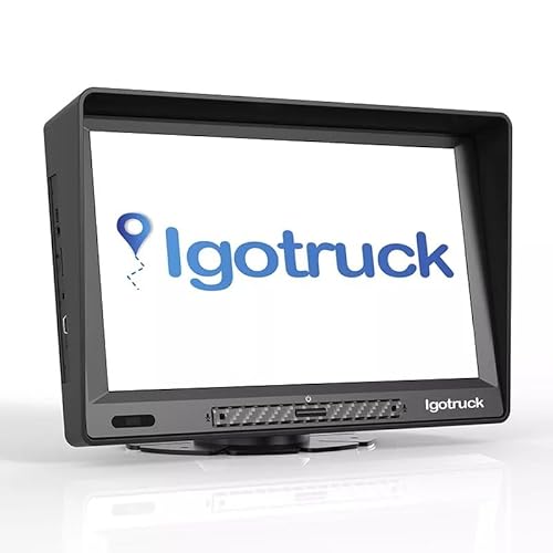 Igotruck 9 Android Pro MAX Navegador GPS para Camión Profesional, Tráfico Tiempo Real, Mapas Europa y Marruecos, +450.000 Puntos Interés, Actualizaciones Gratuitas, WiFi y Bluetooth