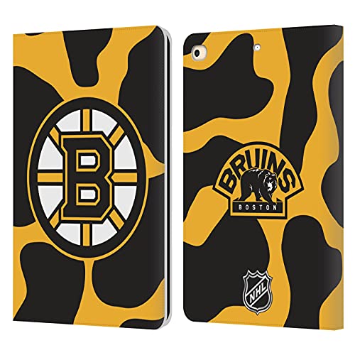 iPad 9.7 Boston Bruins étui portefeuille protection tablette NHL cuir