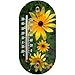 Springfield 91565 Flowers Tube Thermometer, Yellow