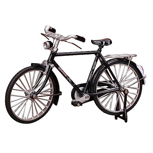 HOMOCONO チュア自転車モデル ビンテージスル の小型自転車装飾 デスクトップ用シミュレーションバイク クラフト風鉄製アート おもちゃとしての立模型