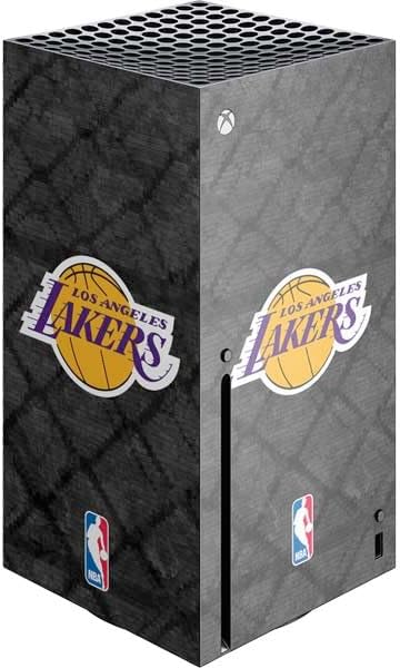 Skinit Decal Gaming Skin Compatible with Xbox Series X Console - Officially Licensed NBA Los Angeles Lakers Dark Rust Design