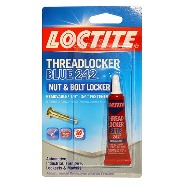 24-Pack of 0.20 oz Loctite 209728 Loctite Threadlocker Blue 242