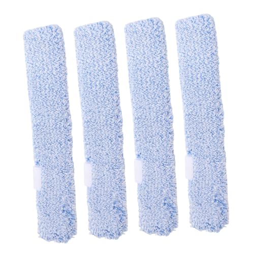 EXHUMKY 4 De Repuesto para Limpiacristales Recambios De Microfibra para Limpiacristales Fundas De Microfibra Recambios De Fibra para Escobilla De Goma