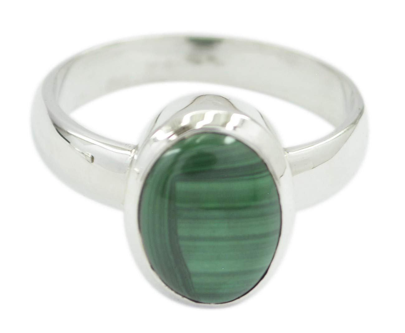 RIYO Il solito Anello Verde Genuino in Argento Sterling 925, Anello