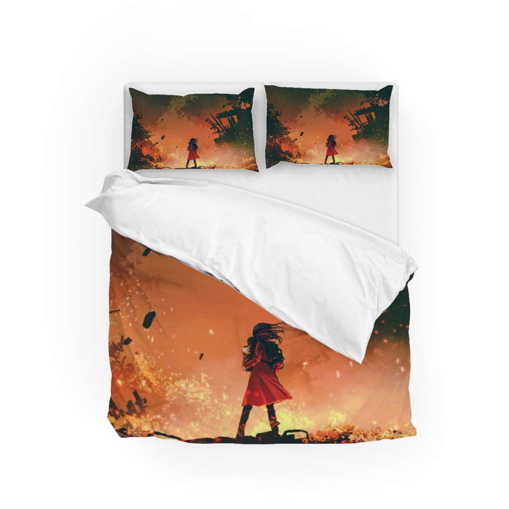 Housse de couette Cheghong ultra doux pour soulager la peau sensible de maman et bébé