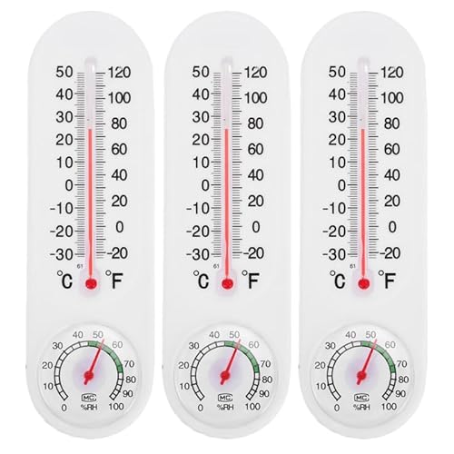LEDMOMO 3PCS xxv Ǘxv Ǌ| x͈́F-30-50°C xQ[W x͈: 0 ` 100%rh _Ɨp ؉ rj[nEX Ǌ|xv