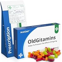 Funny Secret Santa Gifts Rude Joke Pill Tablets Box Oldgitamins Prank with Jelly Beans Sweets Gifts for Dad Men Him Christmas Stocking Filler April Fools Day Birthday Gifts Rude Presents for Boyfriend