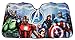 Plasticolor 003695R01 Marvel Avengers Accordion Style Car Truck SUV Front Windshield Sunshade