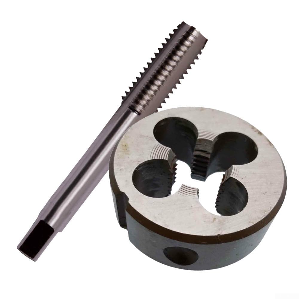 Zestaw gwintowników i narzynek, gwintowniki i narzynki do gwintów okrągłych, stal szybkotnąca M13x1,25 mm, zestaw gwintowników i narzynek prawoskrętnych, zestaw narzędzi do gwintowania metrycznego