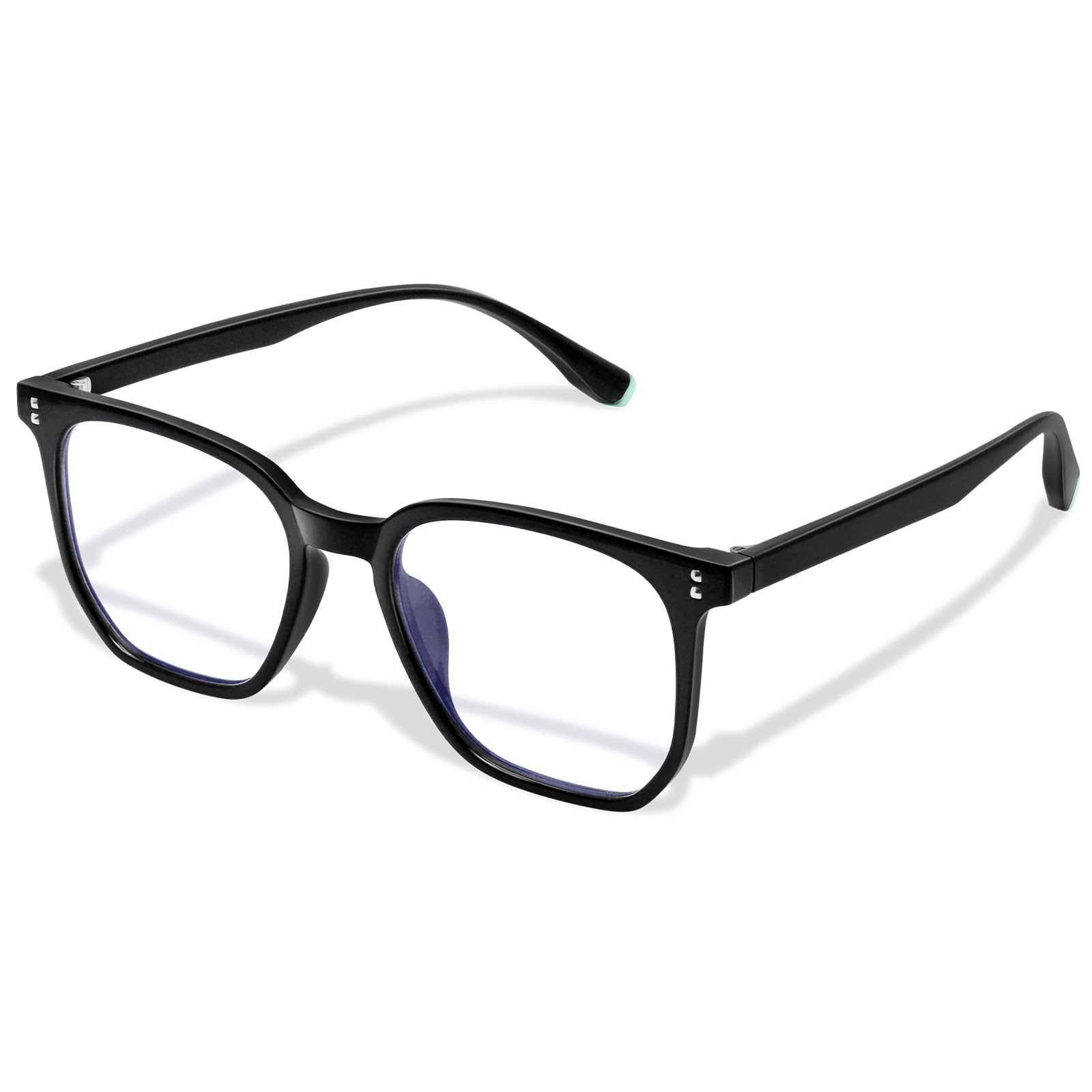 KANASTAL Occhiali Filtro Luce Blu Uomo Donna Computer Quadrati Grandi Trasparenti TR anti Affaticamento Blue Light Blocking Glasses Per PC Gaming TV