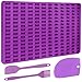 Moule Silicone Chien Forme d'os et de Poisson 2cm, Tapis de Cuisson Silicone pour Biscuits pour Chiens 192 Cavité, Moule Anti-adhésif avec 3 Accessoires, Tapis Silicone Patisserie 39 x 28cm