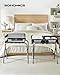 SONGMICS Luggage Rack, Pack of 2, Luggage Racks for Guest Room, Suitcase Stand, Steel Frame, Foldable, for Bedroom, Gray URLR64GS-2
