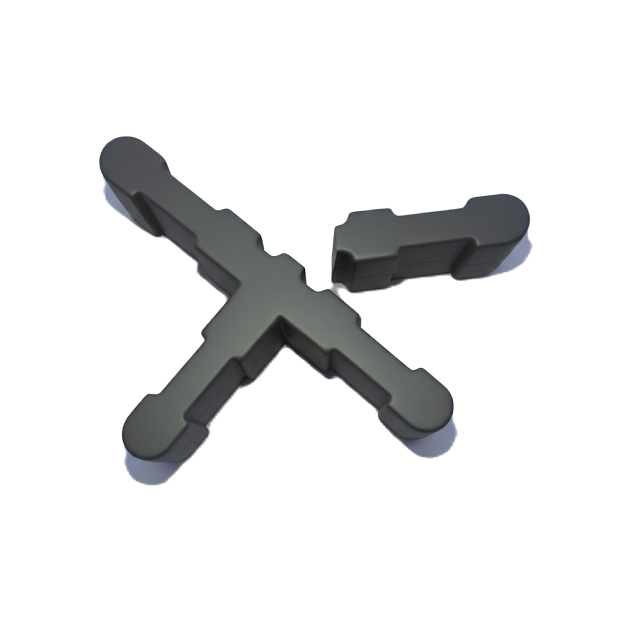 Fugenkreuze für Terrassenplatten 6 mm Fugenbreite Steghöhe 10 mm oder 20 mm, Fugenkreuz auch als T-Stück (300 Stk., 20 mm Höhe)