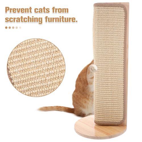Protector de esquinas de sofá contra arañazos con rascador de sisal natural 4