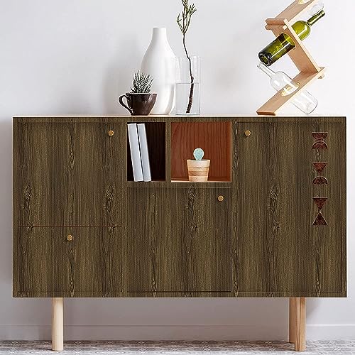 Image of SUNBIRD Wood Furniture Wallpaper Vinyl, Self-Adhesive Wood Wall Paper, Almirah,Kitchen Home Decoration 24in x 3 Meter (Plank Wood)