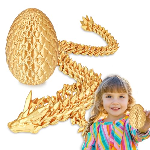Surprise Dragon Egg with Dragon Inside, Gifts for Kids and Adults 3D Printed Fidget Toy, Ideal for Christmas Easter