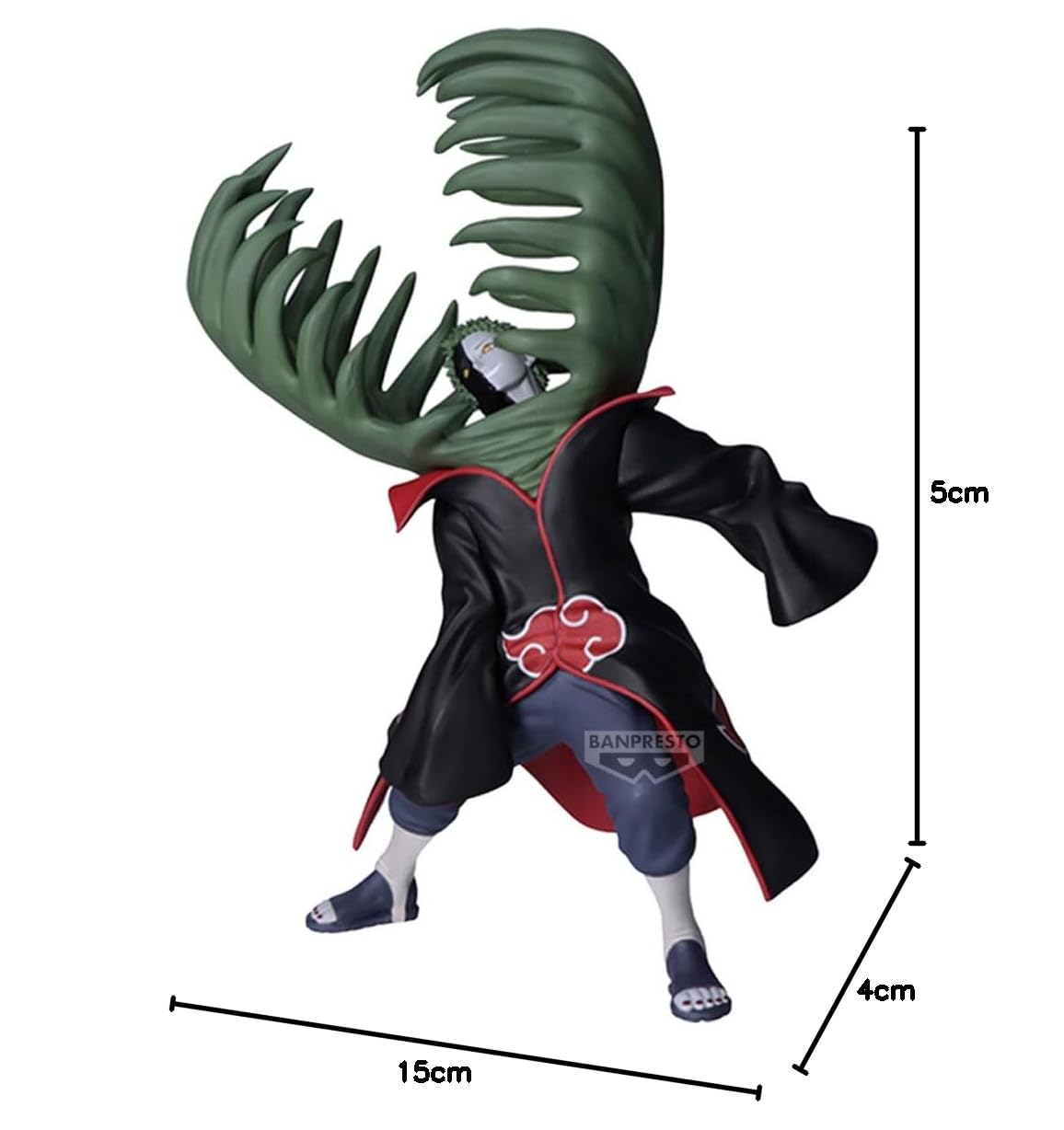 Banpresto Zetsu Naruto Shippuden - Vibration Stars 15 cm, BP29347P Multicolore. Statua da collezione, ideale per gli appassionati di anime e collezionisti.
