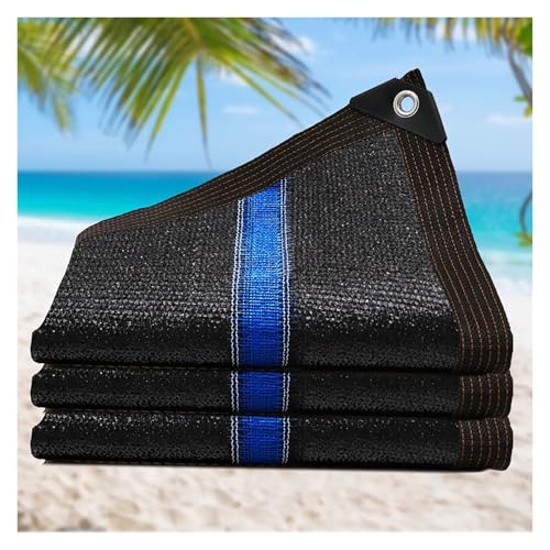 Tela de sombra al 90 %, red de protección UV resistente para jardín, invernadero, patio y garaje, lona de malla de bloqueo solar con ojales reforzados (5 x 11 m)