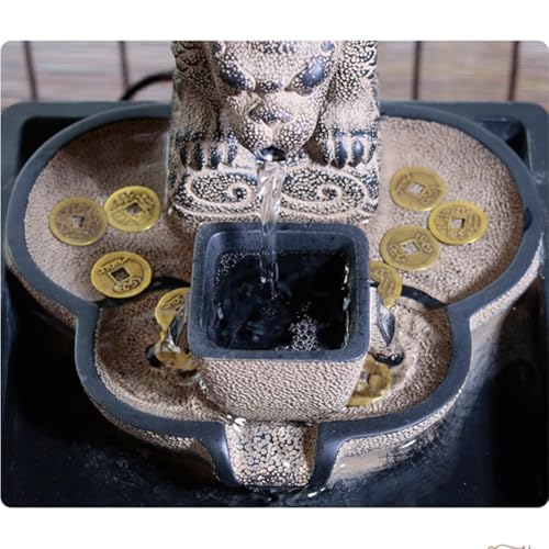 Fontaine de relaxation de table style chinois authentique avec eau courante